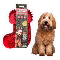 DOG ENRICHMENT | Pet Botanica - Christmas Lick Mat for Dogs & Cats