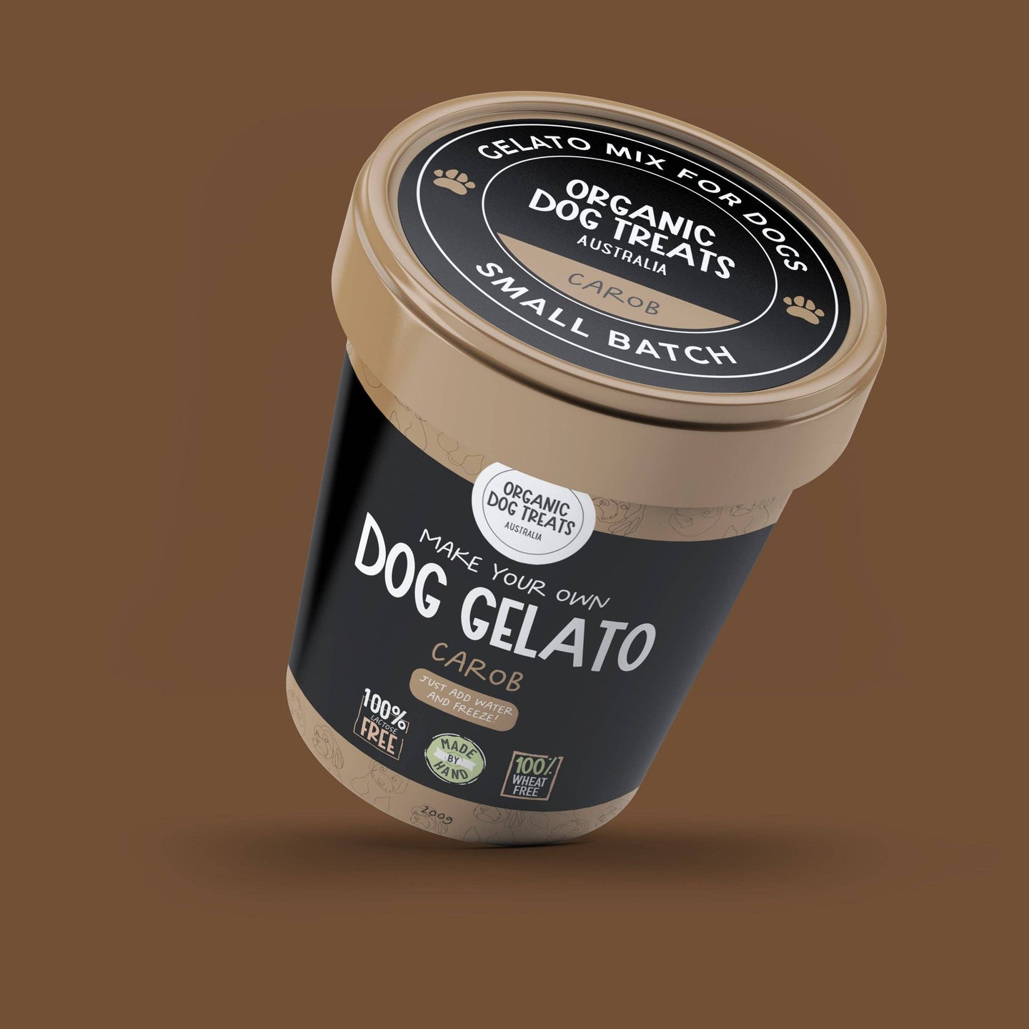 DOG TREATS | Organic Dog Treats: Dog Gelato Kit - Carob