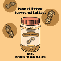 Meaty Bubbles: Peanut Butter Bubbles (150ml)