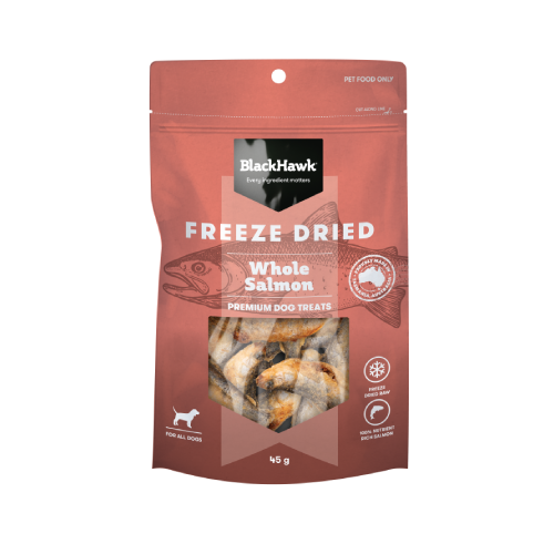 DOG TREATS | Black Hawk: Freeze Dried Salmon 45g