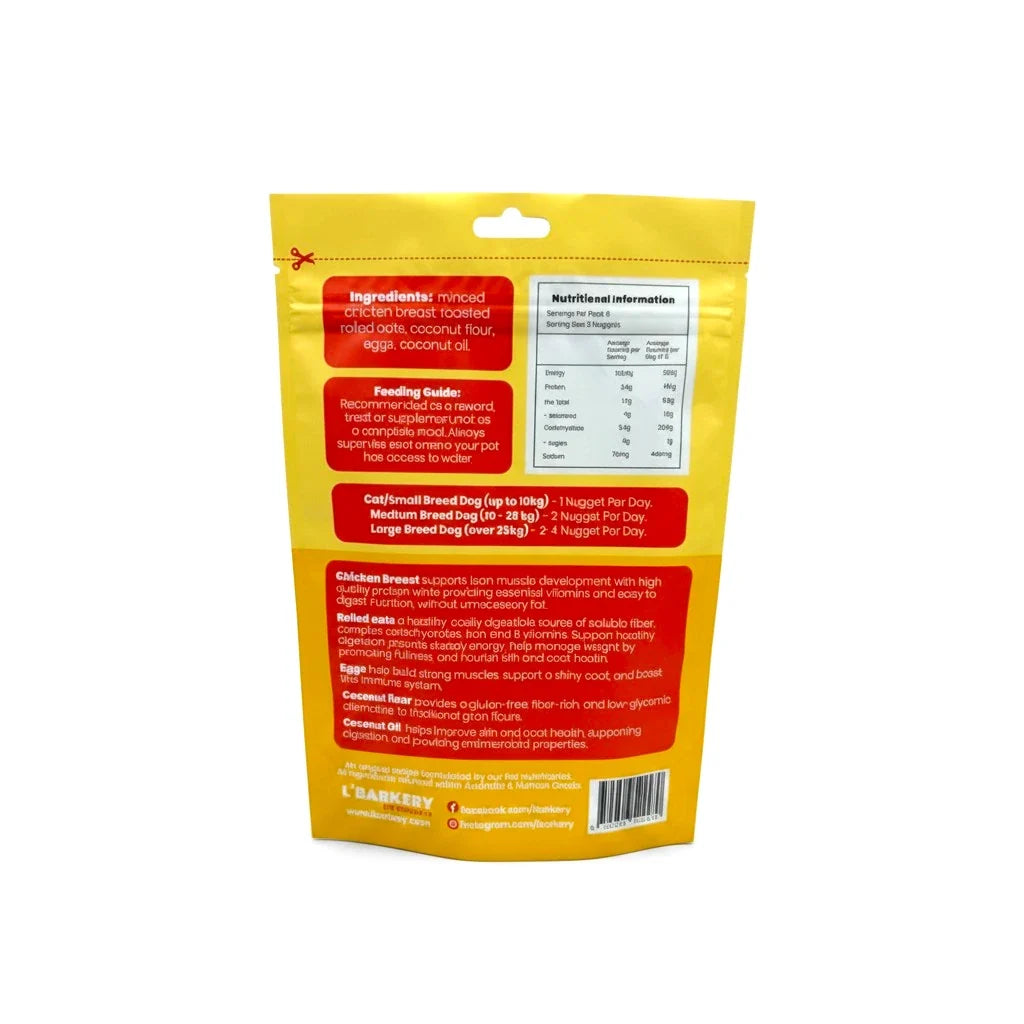 DOG TREATS L'Barkery: Chicken Nuggets - 12PK