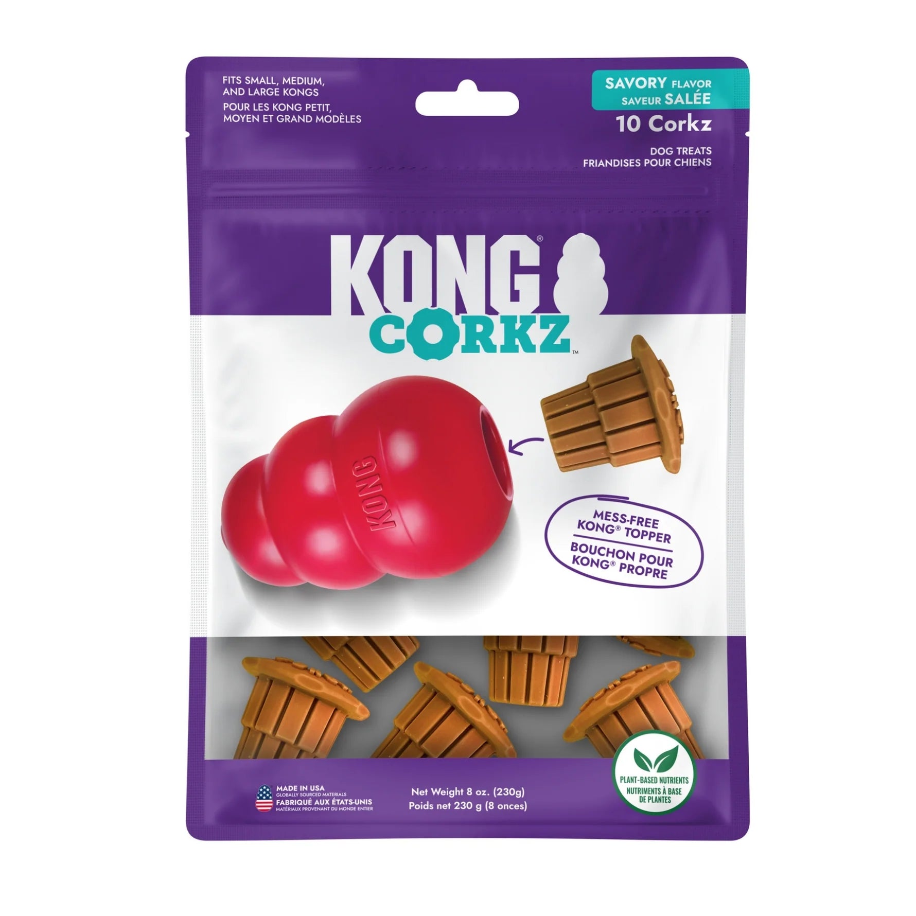 KONG: Corkz 8 Oz