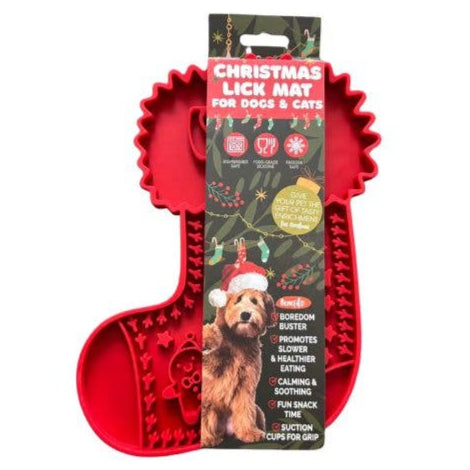 DOG ENRICHMENT | Pet Botanica - Christmas Lick Mat for Dogs & Cats