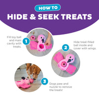 Outward Hound: Hide-Ablez Flamingo Dog Puzzle Toy (NEW)