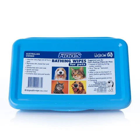 FIDOS: Bathing Wipes For Pets