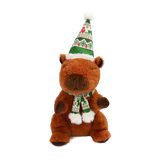 Patchworkpet: Capybara with Santa Hat 11"