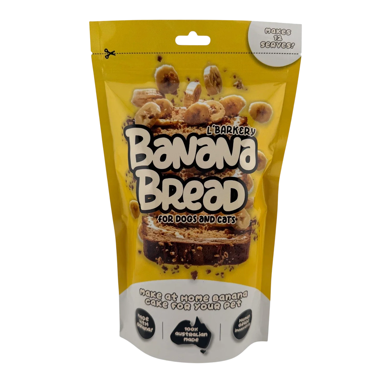 DOG TREATS L'Barkery: Banana Bread Mix