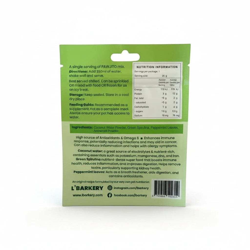 DOG TREATS L'Barkery: Pawjito