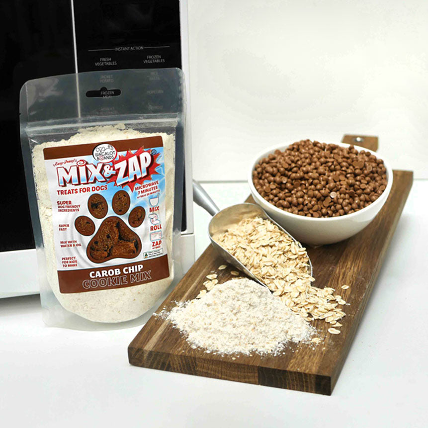 DOG TREATS Wagalot Dog: Cookie Mix - Double Carob Chip