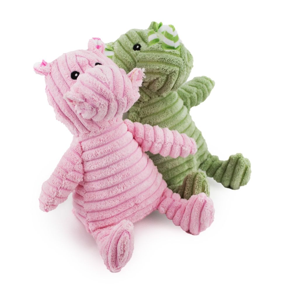 Giftable World: Corduroy Jungle Friends (Hippo & Rhino) 7"