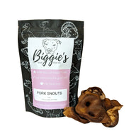 DOG TREATS | Biggies Raw Pantry: Pig Snouts 125g