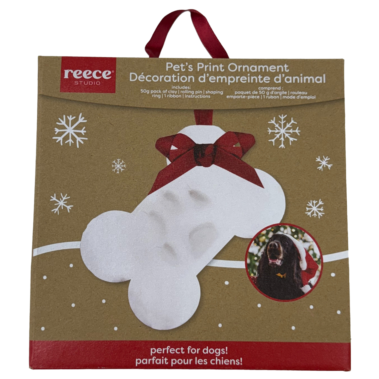 reece studio: Pet's Print Ornament DIY  - Bone Shape