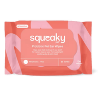 Squeaky Pet: Probiotic Pet Ear Wipes