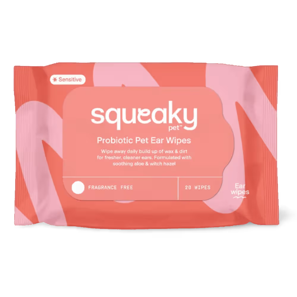 Squeaky Pet: Probiotic Pet Ear Wipes