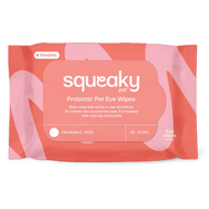 Squeaky Pet: Probiotic Pet Eye Wipes