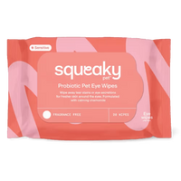 Squeaky Pet: Probiotic Pet Eye Wipes