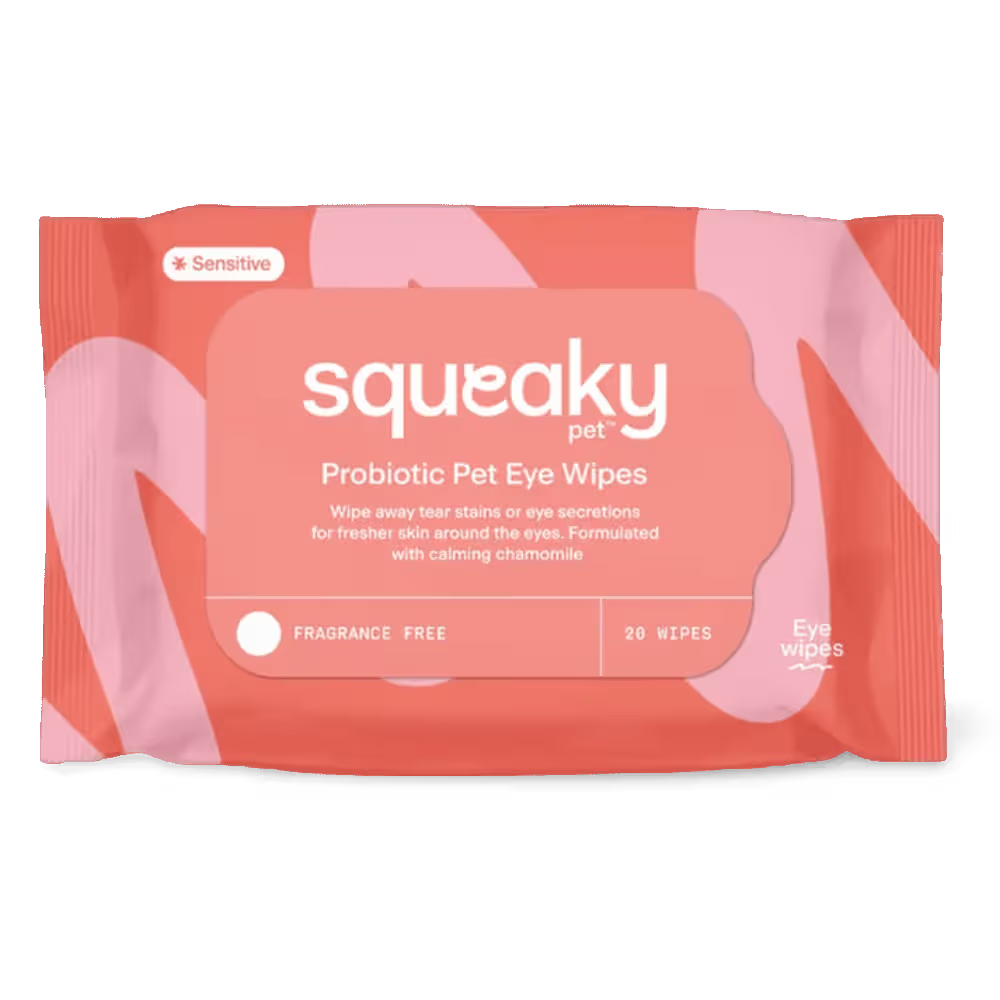 Squeaky Pet: Probiotic Pet Eye Wipes