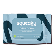 Squeaky Pet: Probiotic Pet Wipes