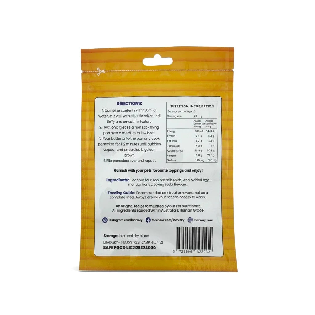 DOG TREATS L'Barkery Stack It Pancake Mix - Original Flavour