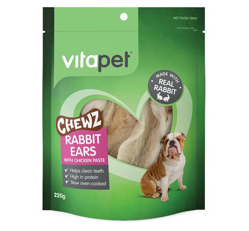 Vitapet: Rabbit Ears with Chicken Paste (220g)