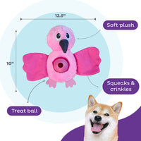 Outward Hound: Hide-Ablez Flamingo Dog Puzzle Toy (NEW)