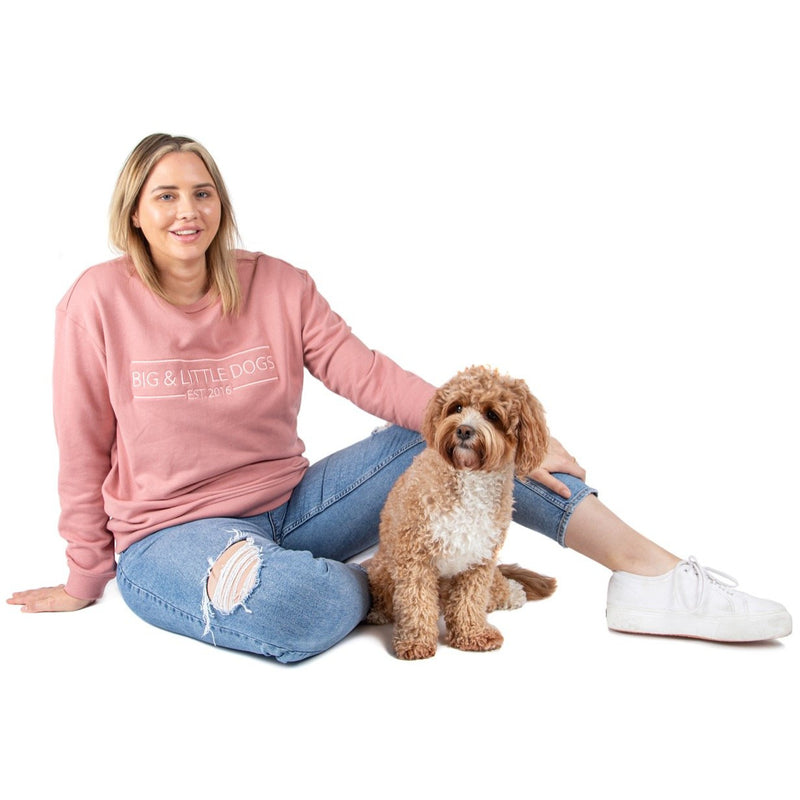 PREMIUM "BIG & LITTLE DOGS" JUMPER: Rose (Embroidery)