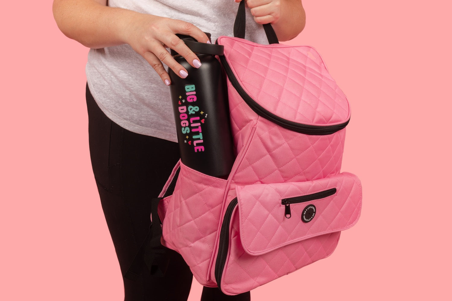 ON-THE-GO BACKPACK (+ ACCESSORIES): Pink {FINAL SALE}