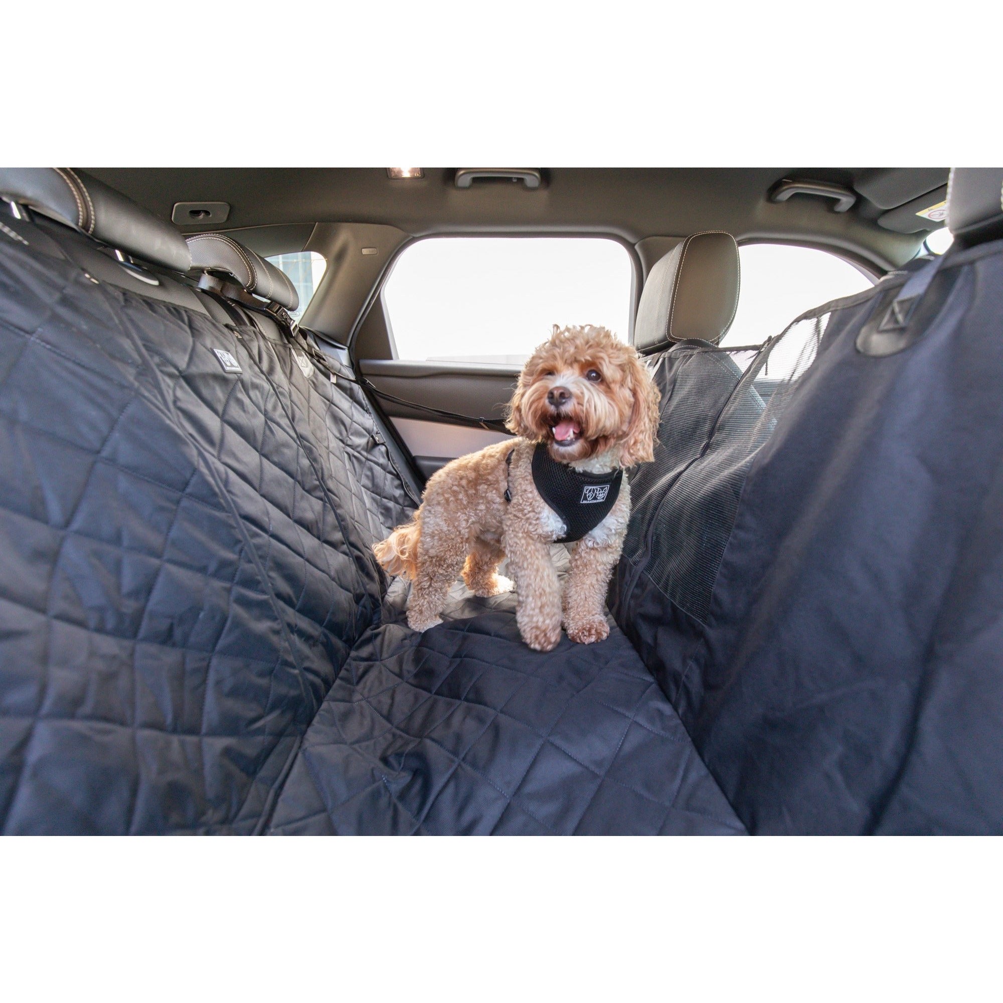 PREMIUM HAMMOCK CAR SEAT COVER: Black