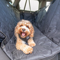 PREMIUM HAMMOCK CAR SEAT COVER: Black