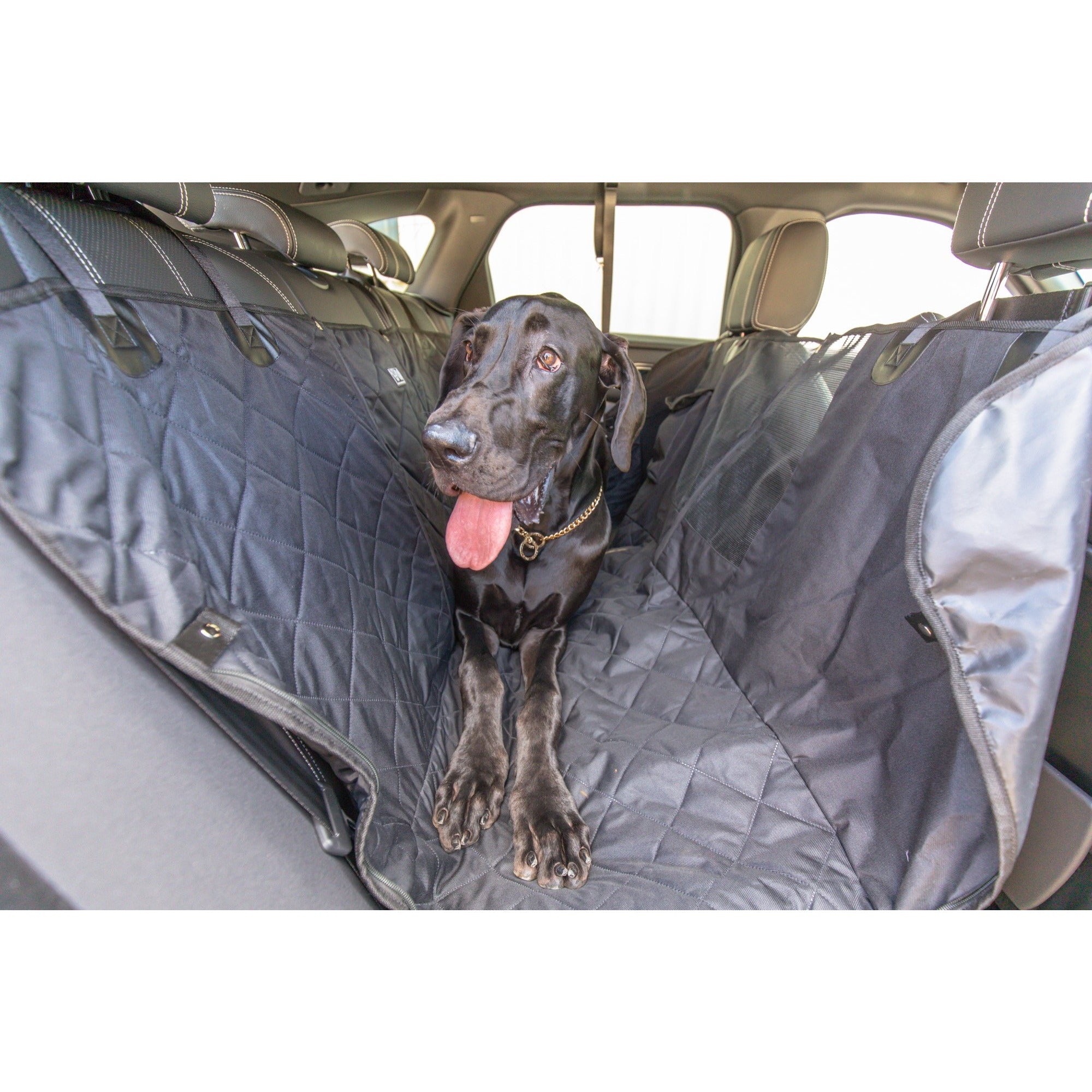 PREMIUM HAMMOCK CAR SEAT COVER: Black