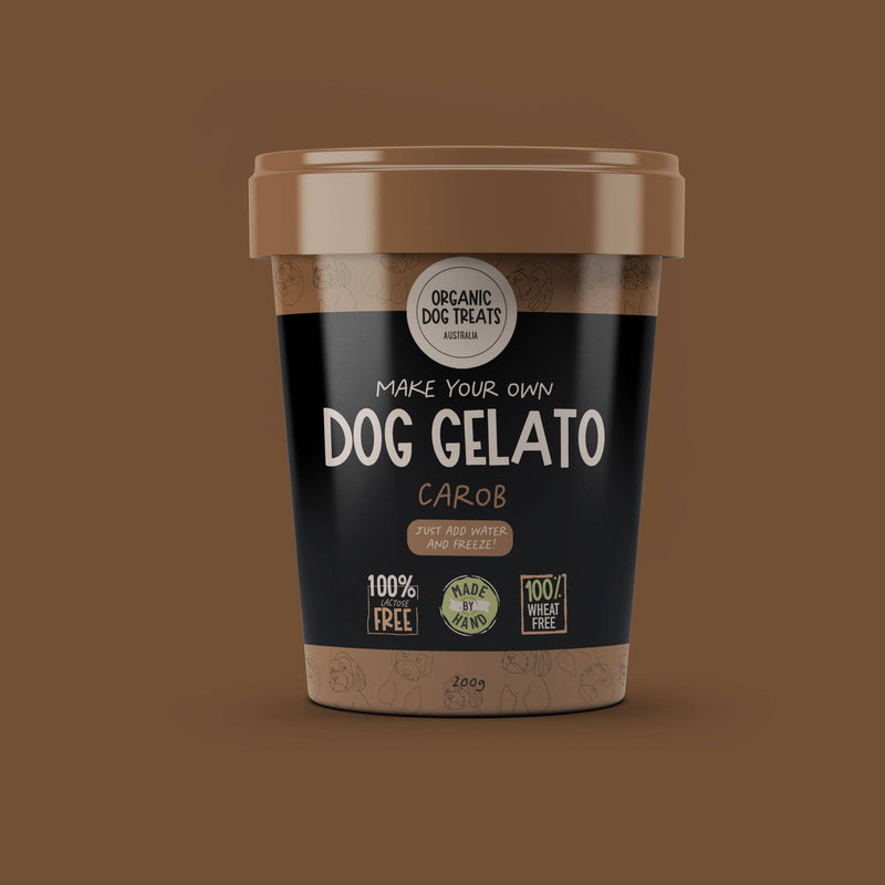 Organic Dog Treats: 100% Organic Dog Gelato Kit  🍦🐶  - Carob