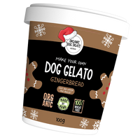 DOG TREATS | Organic Dog Treats: Dog Gelato DIY Kit - Christmas Gingerbread