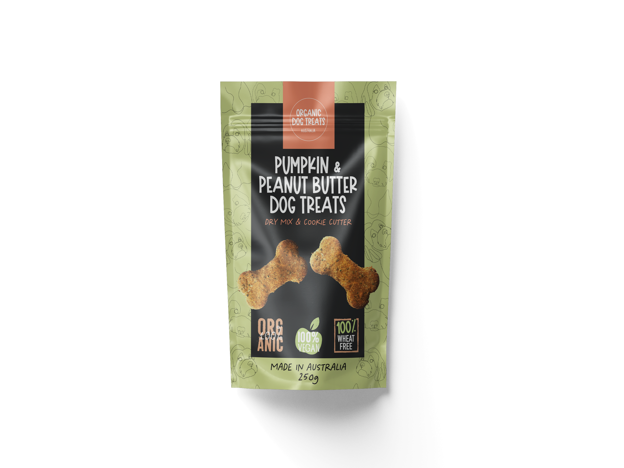 DOG TREATS | Organic Dog Treats: Pumpkin & Peanut Butter DIY Dog Treat Packet Mix