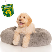 Kloud9 Teddy - Australia's Best Calming Dog Bed (Aus Made!): Grey / Small