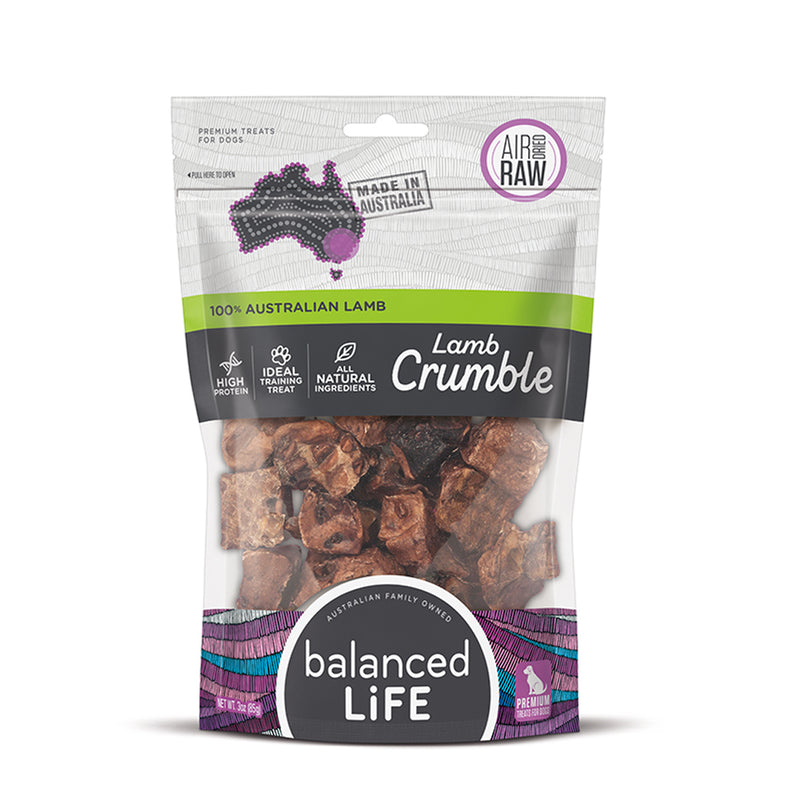 DOG TREATS Balanced Life: Lamb Crumble