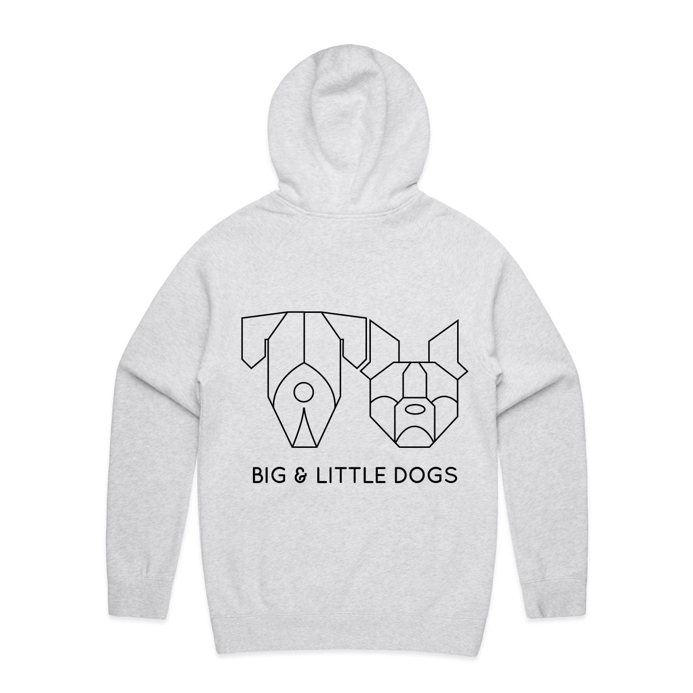 Pawrent BLD Gang Grey Marle Premium Hoody Jumper with BLD Logo