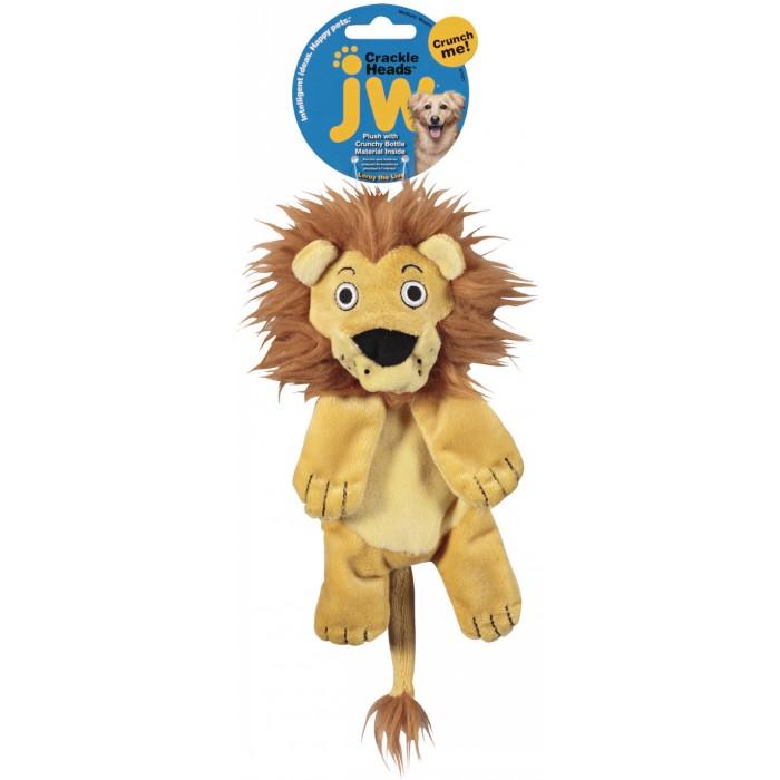 JW: Crackle Head Plush Lion