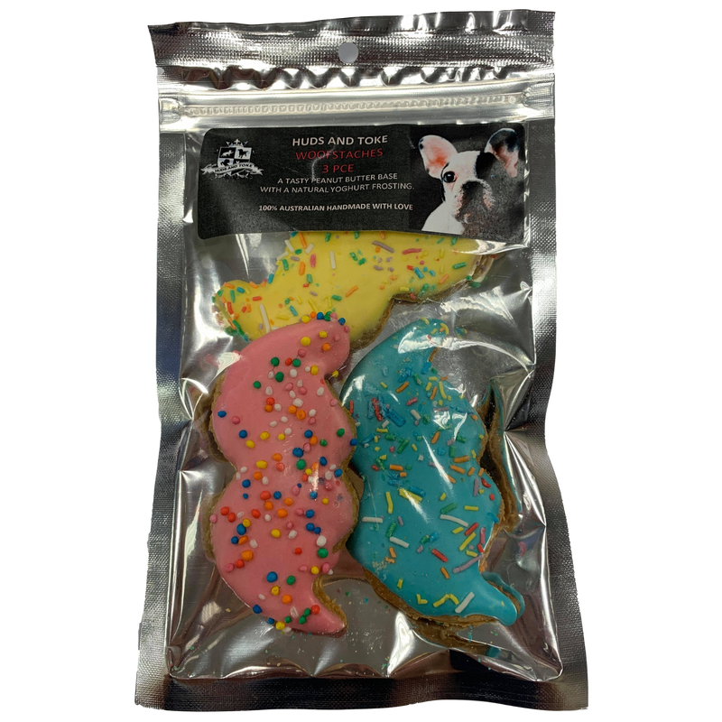 DOG TREATS Huds and Toke Woofstaches | 3 Pces