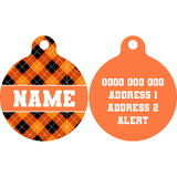 Pet ID Tag | Plaid-tastic