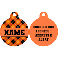 Pet ID Tag | Plaid-tastic