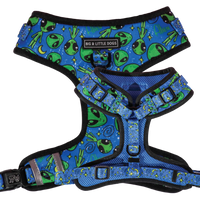 Adjustable Dog Harness Alien Invasion