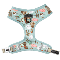 Adjustable Dog Harness Front D-Ring Barnyard Friends Animals Barn Farm Pig Tractor Windmill Stable Sheep