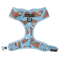 ADJUSTABLE DOG HARNESS: Blue Fairy Bread