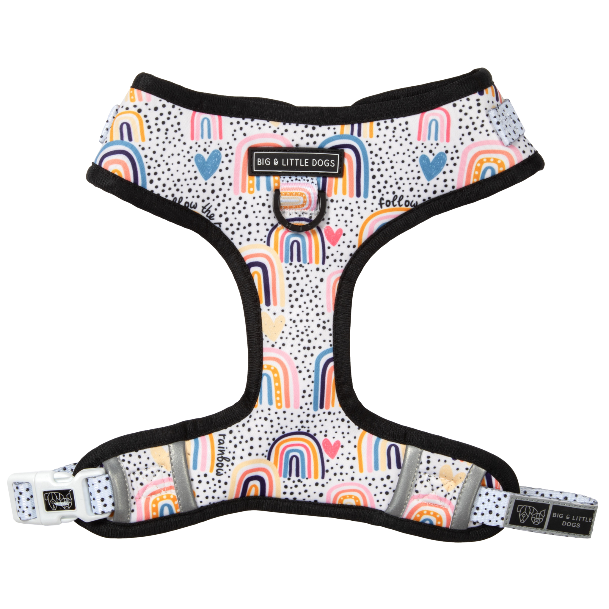 Adjustable Dog Harness Chasing Rainbows