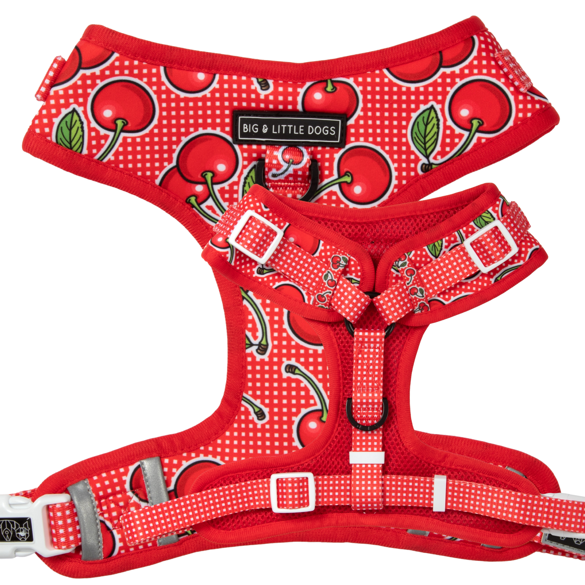 ADJUSTABLE DOG HARNESS: Cherrylicious