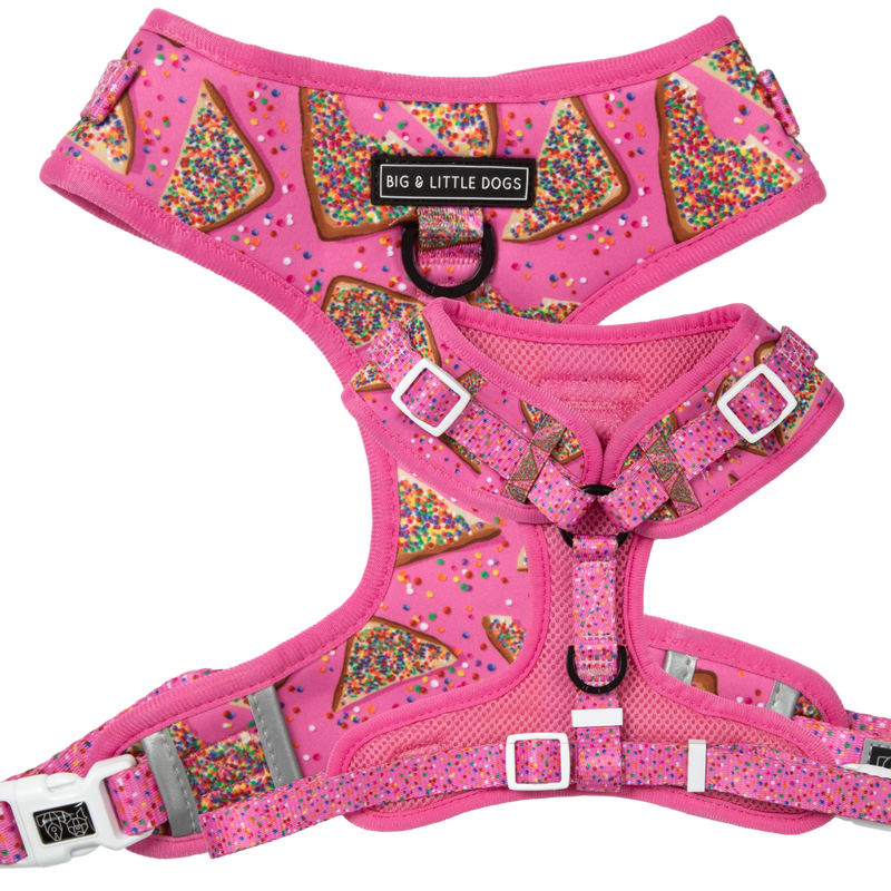 Small pink dog 2024 harness