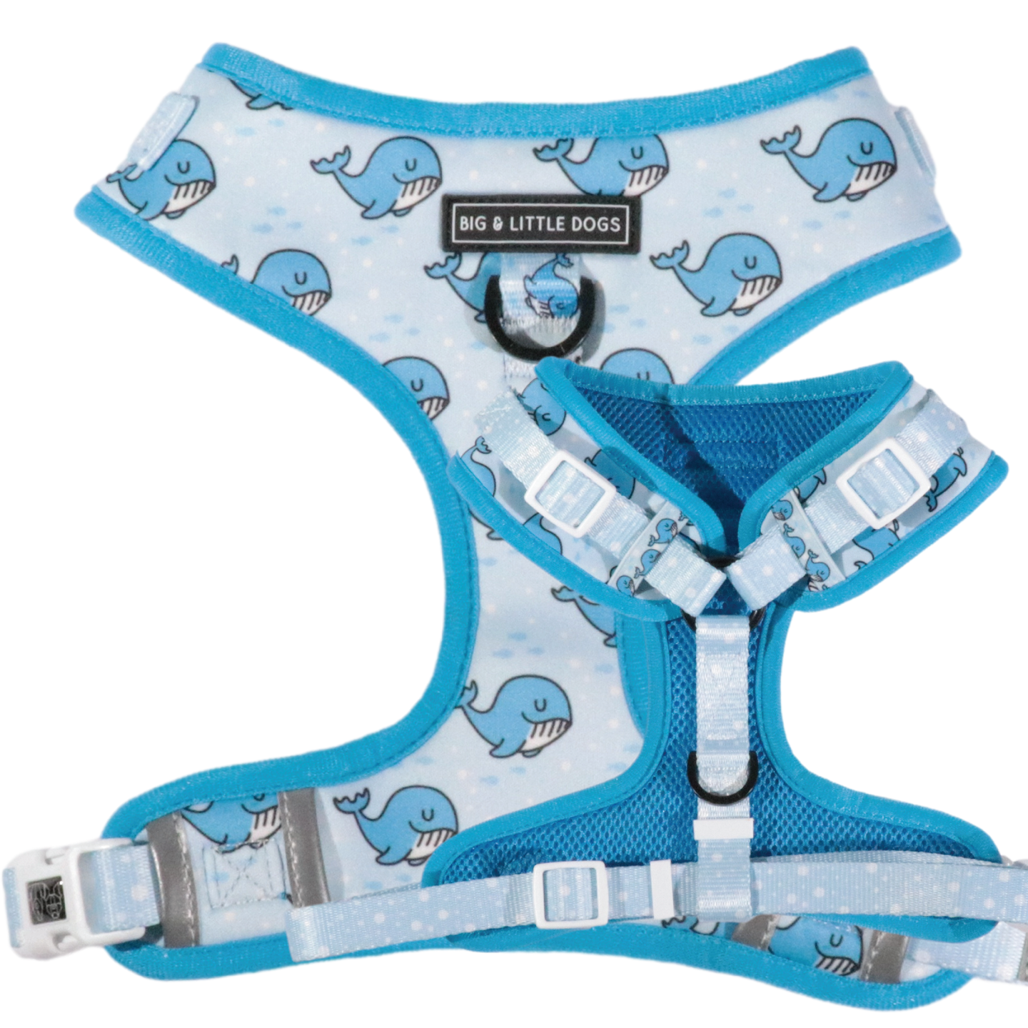 ADJUSTABLE DOG HARNESS: Whale, Hello There {FINAL SALE}