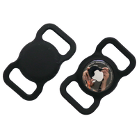 AirTag Holder | Harness or Collar Mounted (M/L Size) | Black