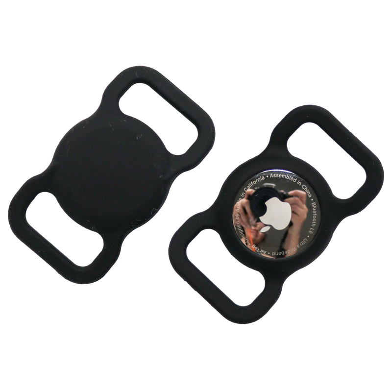 AirTag Holder | Harness or Collar Mounted (M/L Size) | Black