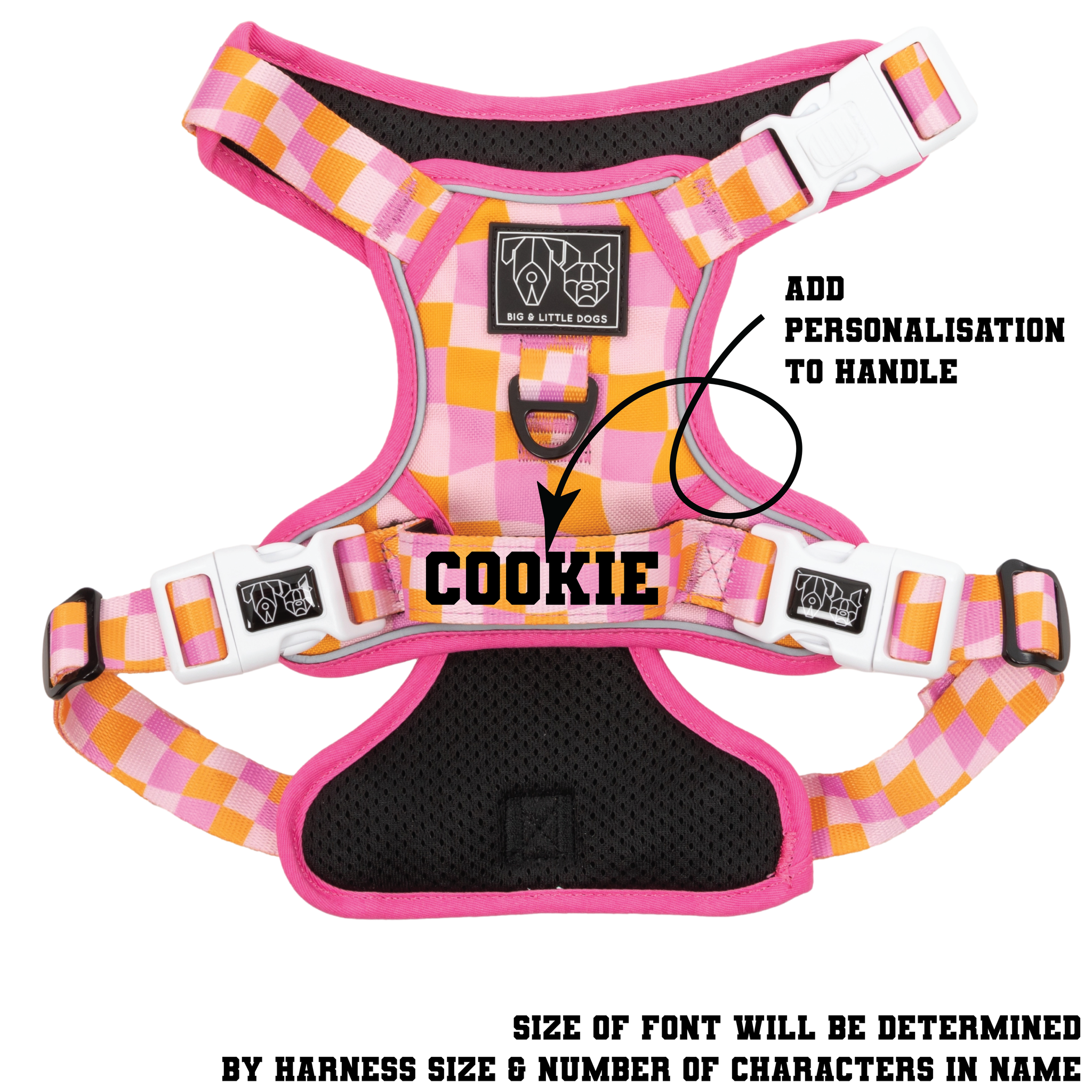 THE ALL-ROUNDER DOG HARNESS: Check Yo'Self {FINAL SALE}